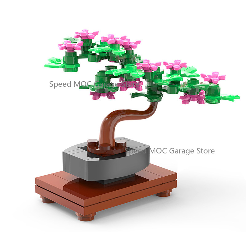 Bonsai Garden Lego - DIY Mini Bonsai Boom MOC Bouwstenen