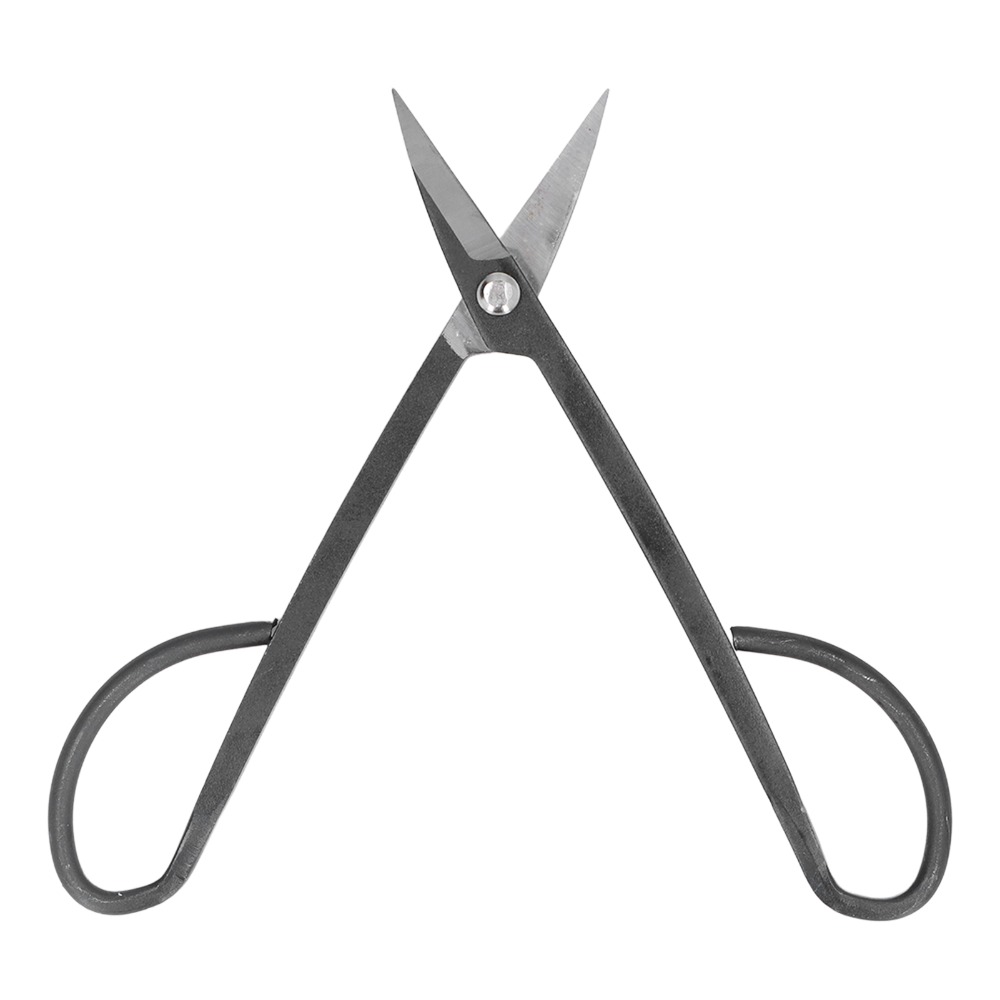 Concave Branch Cutter - Roestvrijstalen bonsaischaar met vlinderhandvat, zwarte plantentakenschaar,
