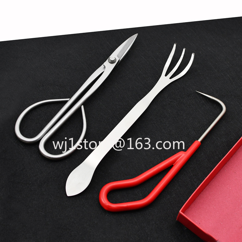 Root Hook Tool - Roestvrijstalen bonsai-schaar voor tuinieren, snoeien, bloemschikken,