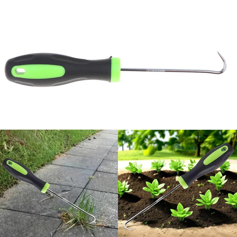 Root Hook Tool - ● Robuust onkruidverwijderingsgereedschap - Ergonomische wortelverwijderaar