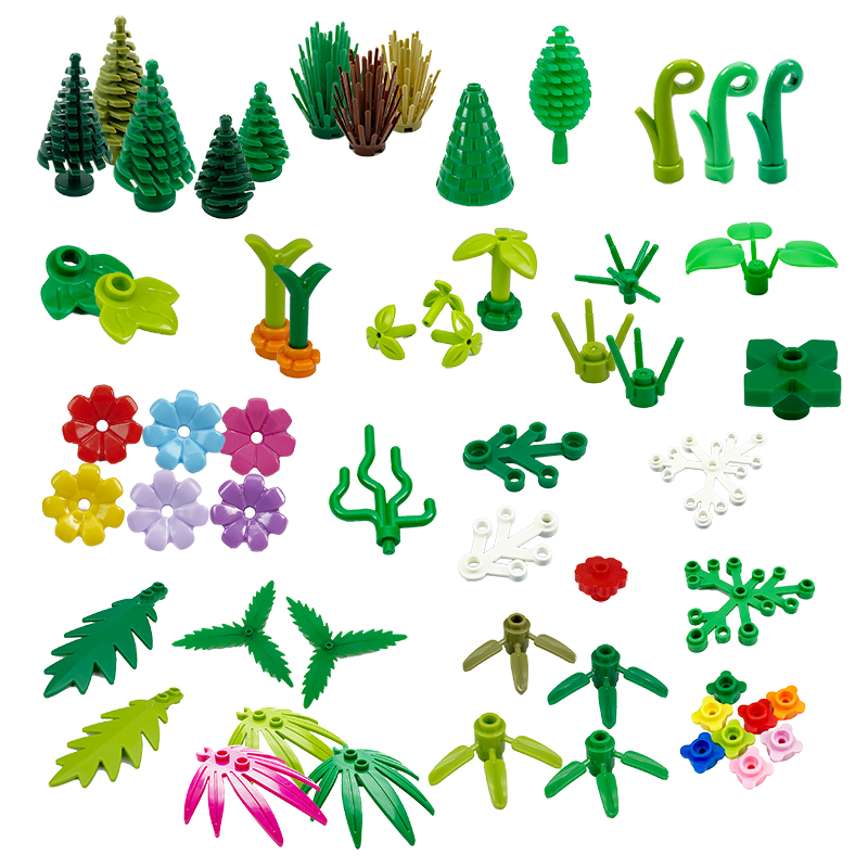 Bonsai Garden Lego - DIY-bouwstenen City Park Landschap Bomen Planten