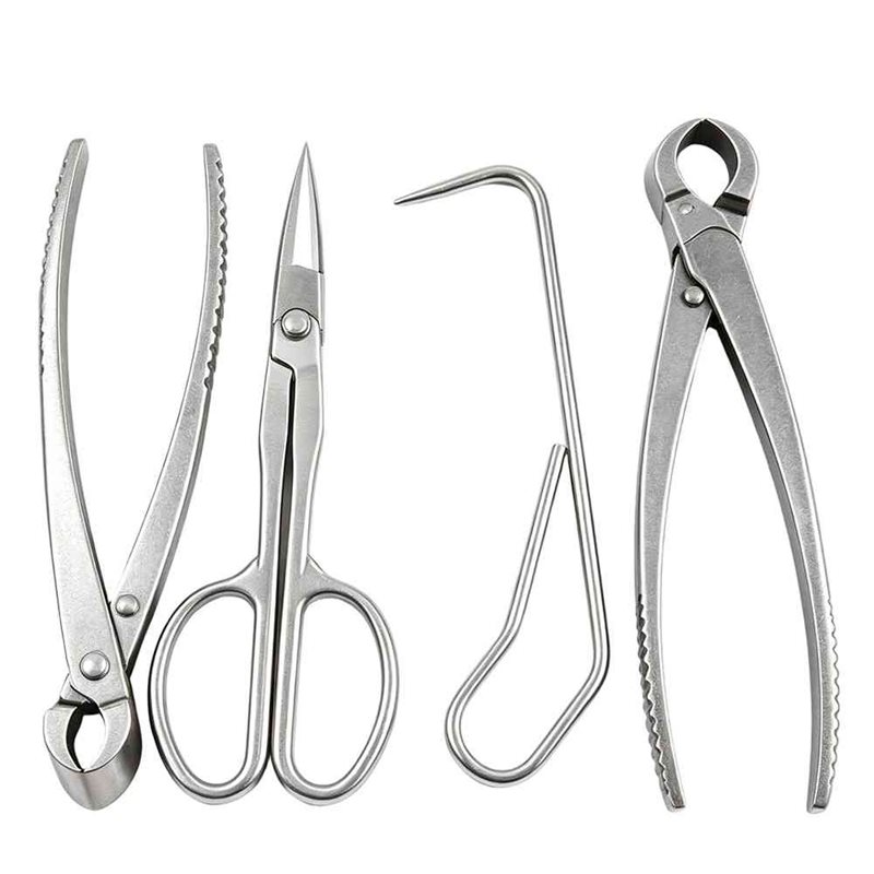 Root Hook Tool - ABAE-Bonsai Gereedschapset, 4-delige Bonsai Gereedschapset -