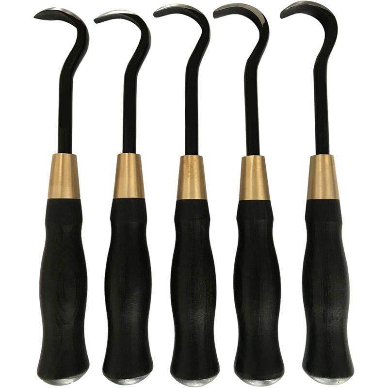 Concave Branch Cutter - A74E-Bonsai-schraperset, 5-delige gereedschapset inclusief messen, meerdere