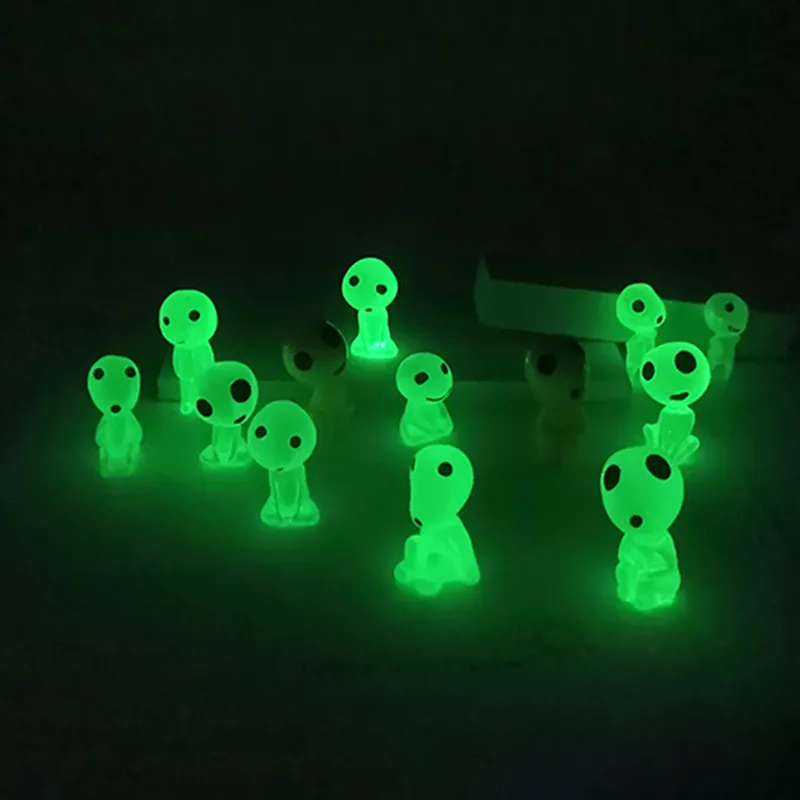 Bonsai Garden Ideas - Lichtgevende Elfen Minifiguren Aquariumdecoratie Kodama Glow-in-the-dark