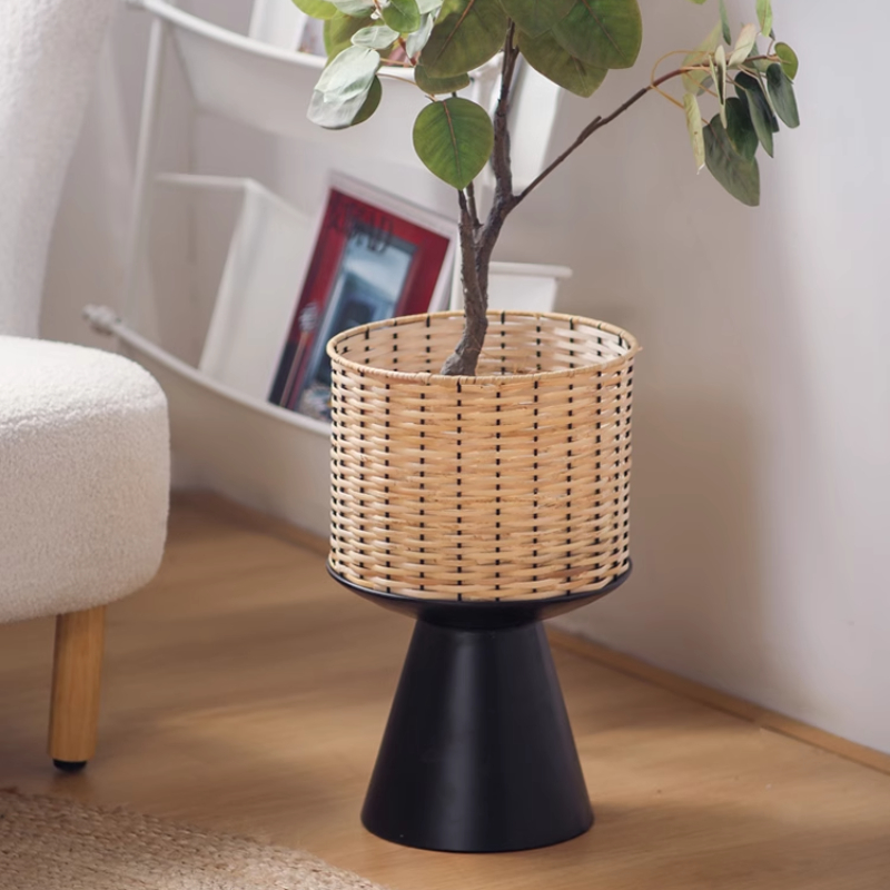 Rotan geweven bloempot moderne - Bonsai Garden Display Stands recensie en prijs