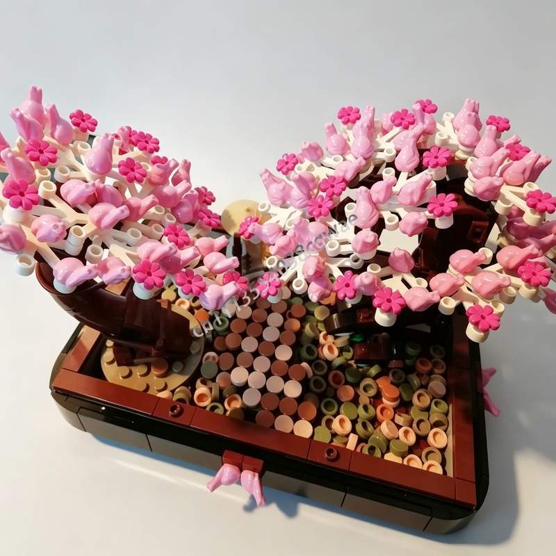 673PCS Bonsai Park Kersenbloes - Bonsai Garden Lego recensie en prijs