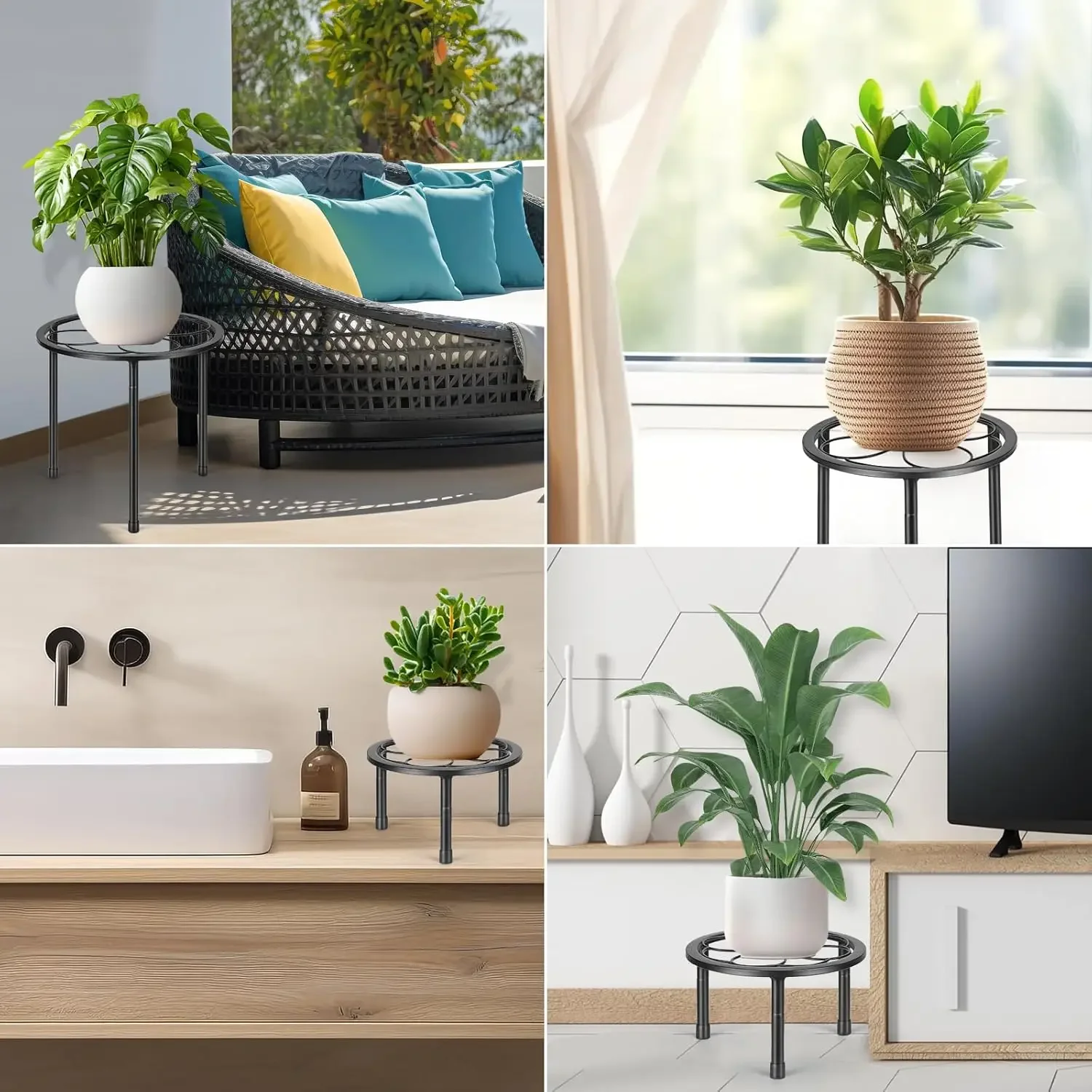 5-delige metalen plantenstanda - Bonsai Garden Display Stands recensie en prijs