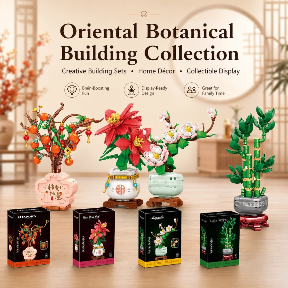 Orchidee Bouwstenen Bloemen Bo - Bonsai Garden Lego recensie en prijs
