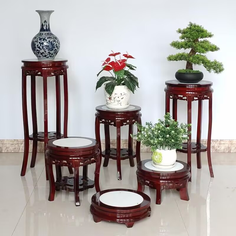 Ebbenhout Ronde Tafel Ambachte - Bonsai Garden Display Stands recensie en prijs