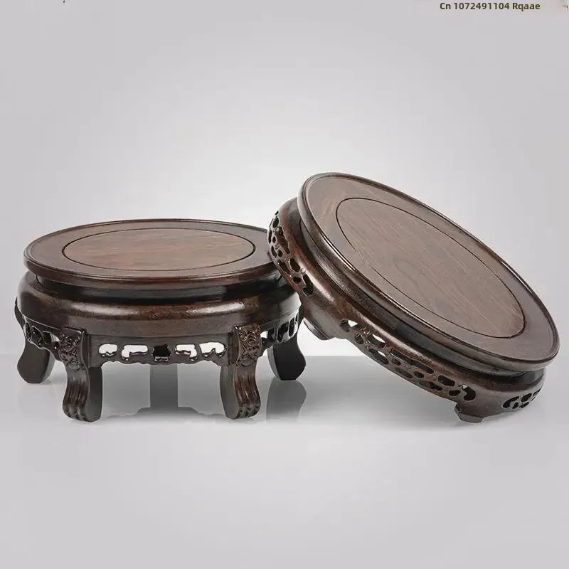 Ebbenhout Ronde Tafel Ambachte - Bonsai Garden Display Stands recensie en prijs