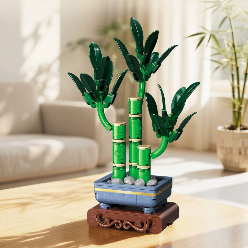 SEMBO Kunstbloemen Bouwstenen  - Bonsai Garden Lego recensie en prijs