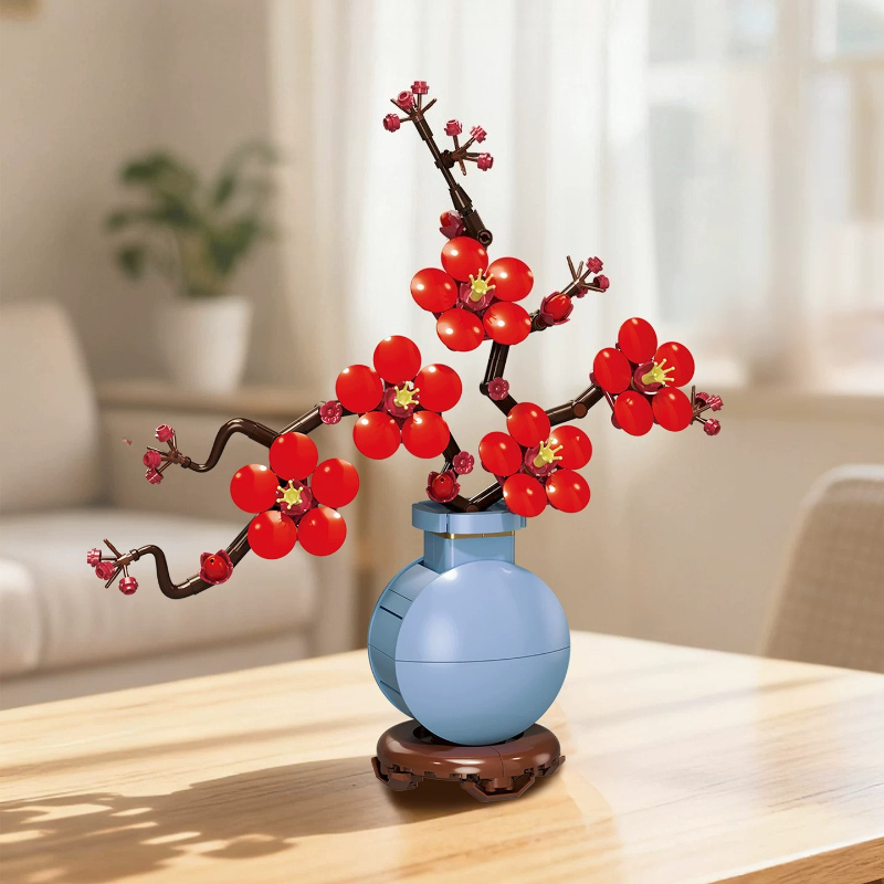 SEMBO Kunstbloemen Bouwstenen  - Bonsai Garden Lego recensie en prijs