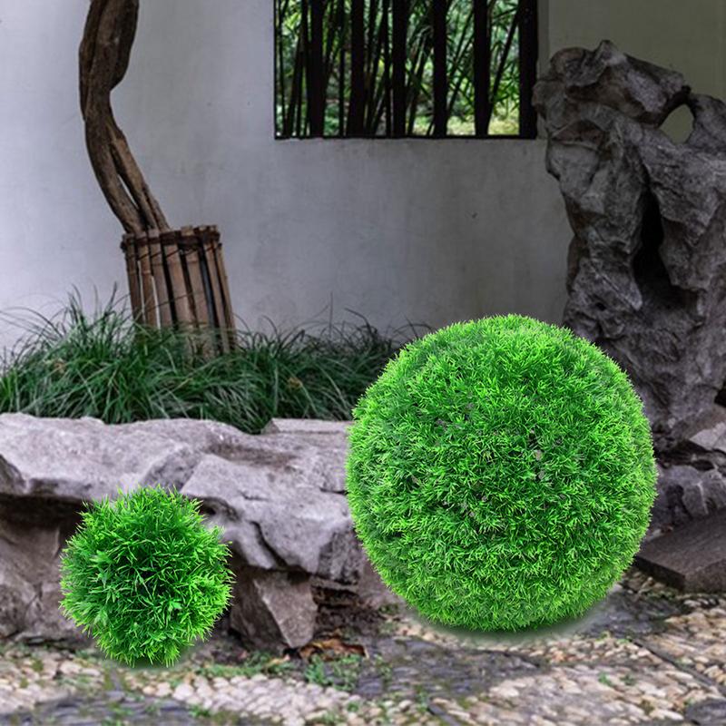 Kunstplanten Groen Gras Bal 13 - Bonsai Garden Ideas recensie en prijs