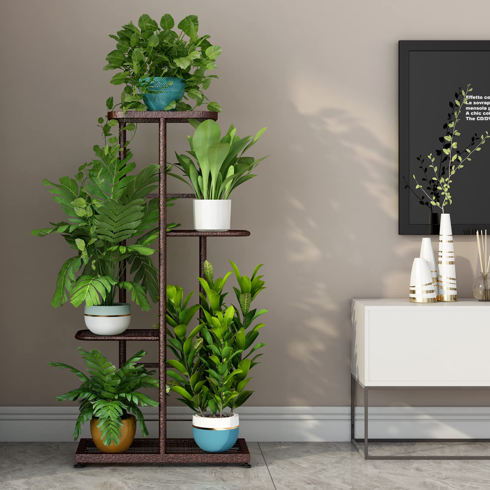 4-laags metalen plantenstandaa - Bonsai Garden Display Stands recensie en prijs