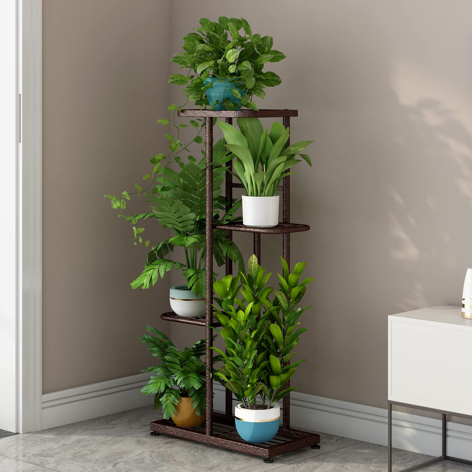 4-laags metalen plantenstandaa - Bonsai Garden Display Stands recensie en prijs