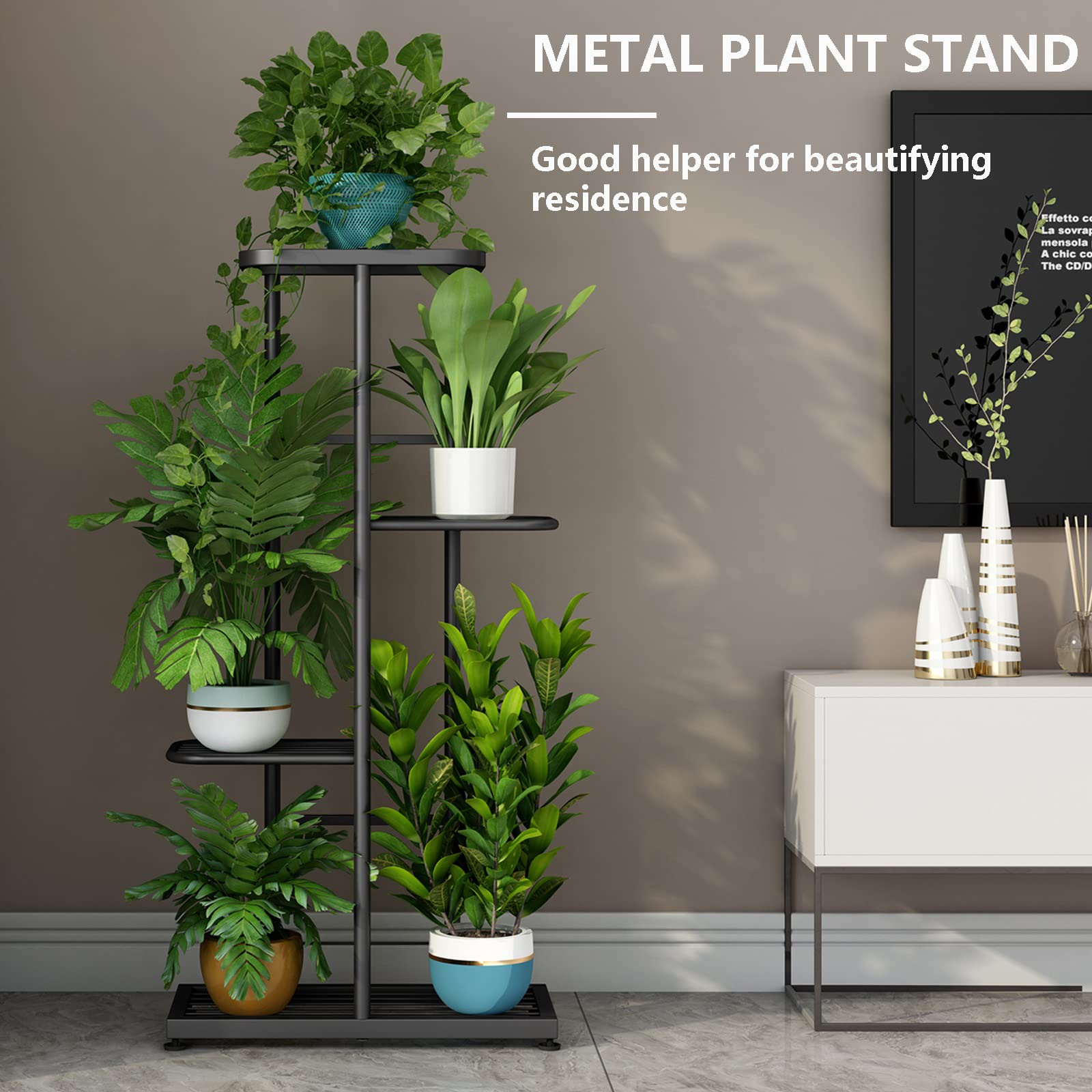 4-laags metalen plantenstandaa - Bonsai Garden Display Stands recensie en prijs