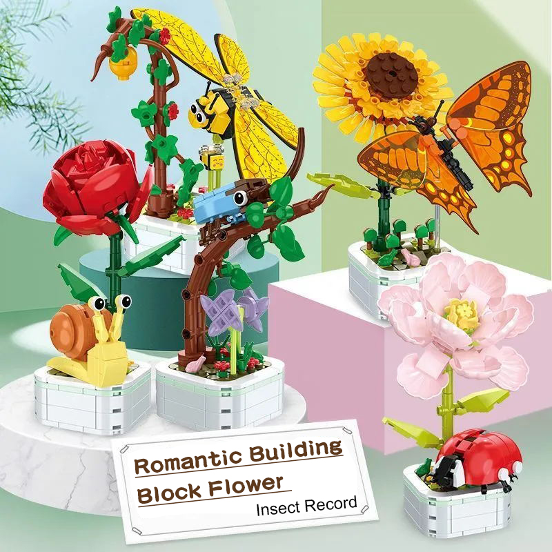 DIY Mini Vlinder Insect Potpla - Bonsai Garden Lego recensie en prijs
