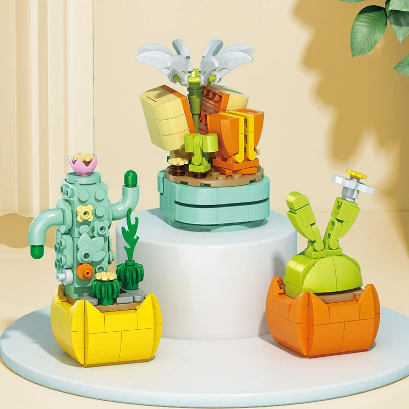 Bloemen Vetplanten Bouwstenen  - Bonsai Garden Lego recensie en prijs